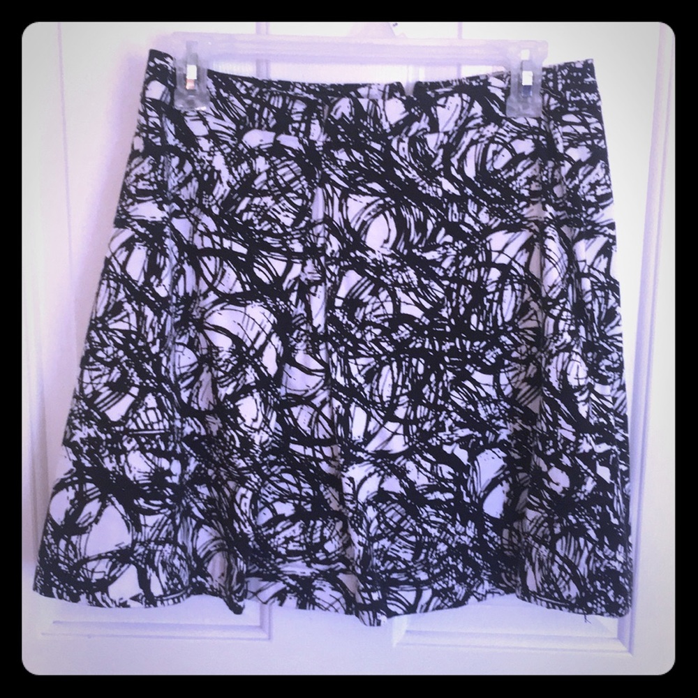 Black and white skirt